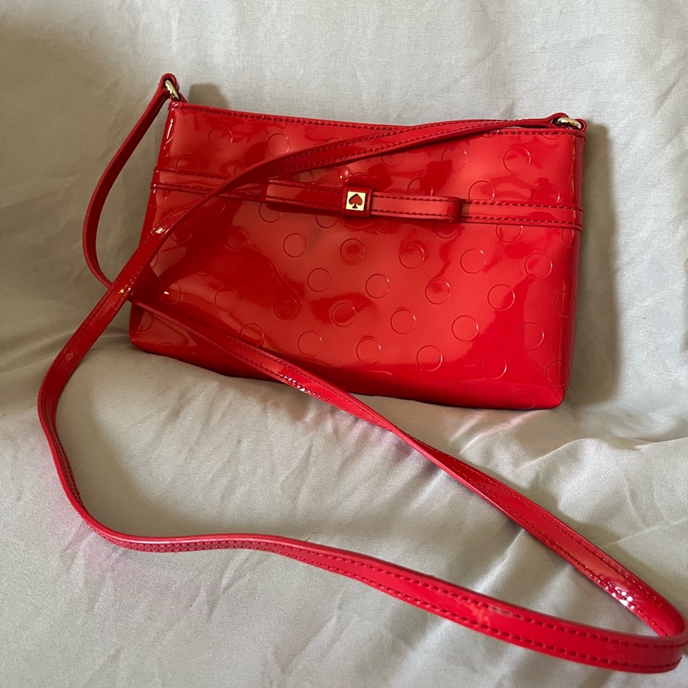 Kate Spade red purse with bow
